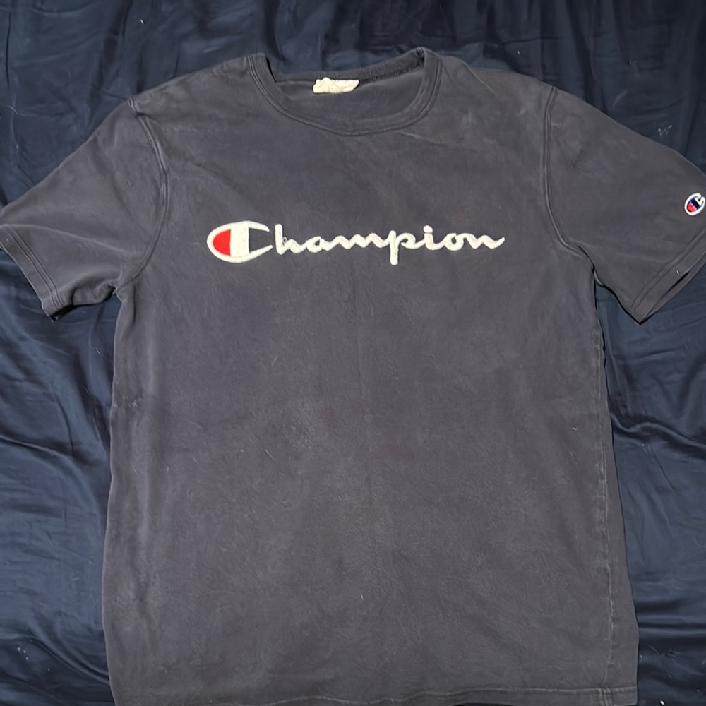 Champion Dark Tee with Logo
